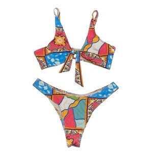Multicolor Bikini - Never Worn - Large